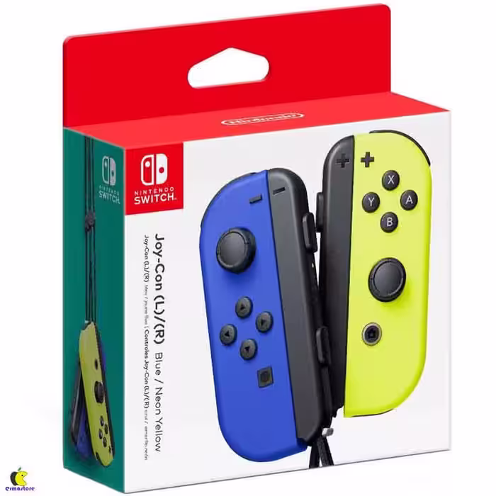 خرید دسته جوی کان دوتایی نینتندو سوییچ ابی زرد joycone-controller-blue-Neon-Yellow