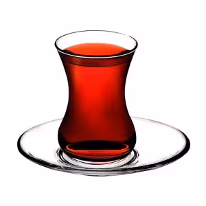 ست استکان و نعلبکی پاشاباغچه مدل ince belli کد 95313 بسته 6 عددی