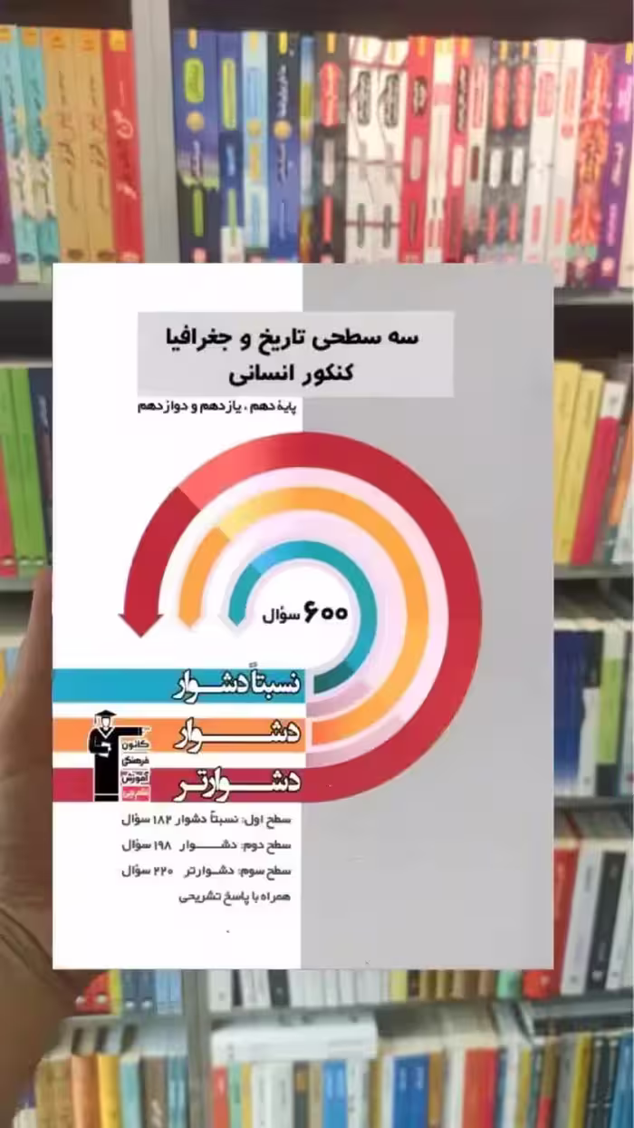 سه سطحی تاریخ و جغرافیا کنکور انسانی قلم چی