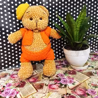 عروسک خرس مخمل دستبافت