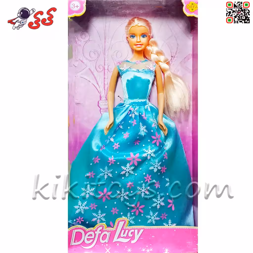 عروسک باربی شخصیت کارتونی فروزن السا اسباب بازی Barbi DEFA LUCY 8326