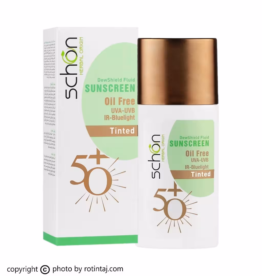 ضد آفتاب فلوئید رنگی SPF50 دیووشیلد شون 50 میلی