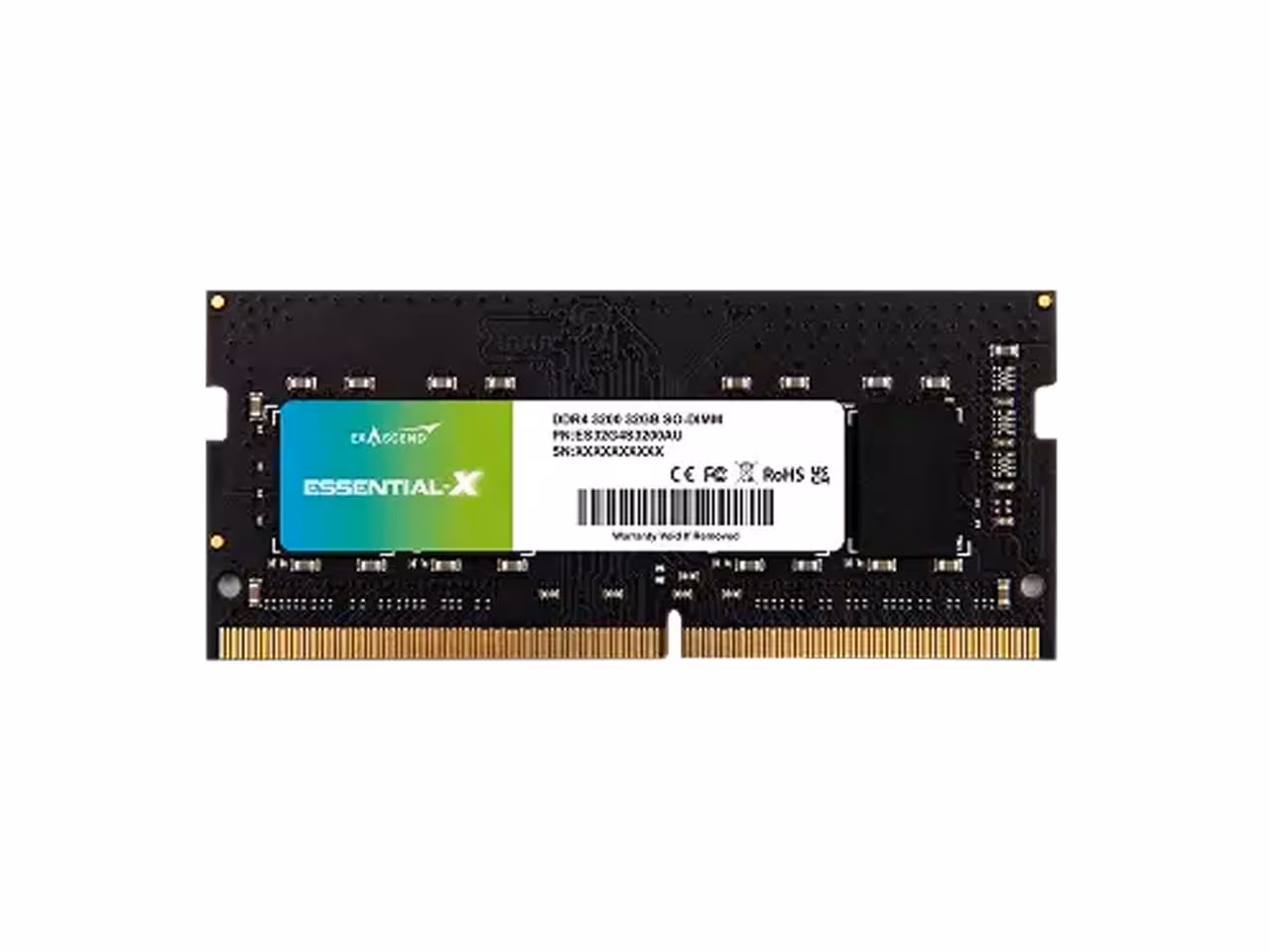 رم لپ تاپ DDR4 اگزاسند 3200 مگاهرتز مدل Essential X ظرفیت 8 گیگابایت