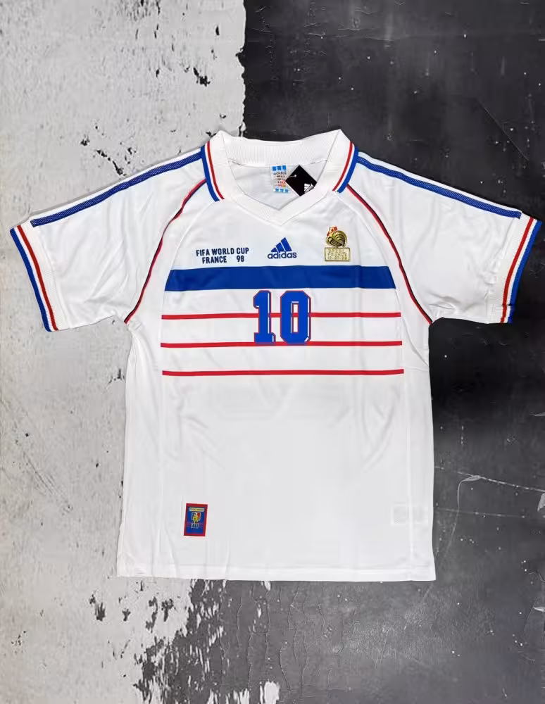 لباس دوم فرانسه 1998 (چاپ اورجینال زیدان)