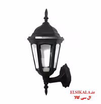 چراغ حیاطی دیواری رومی مشکی مسی سفید