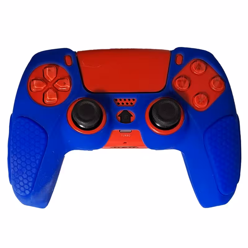 روکش دسته PS5 مدل ضد لغزش آبی