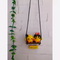 آویز ماشین جوجه دوتایی | amazonchi