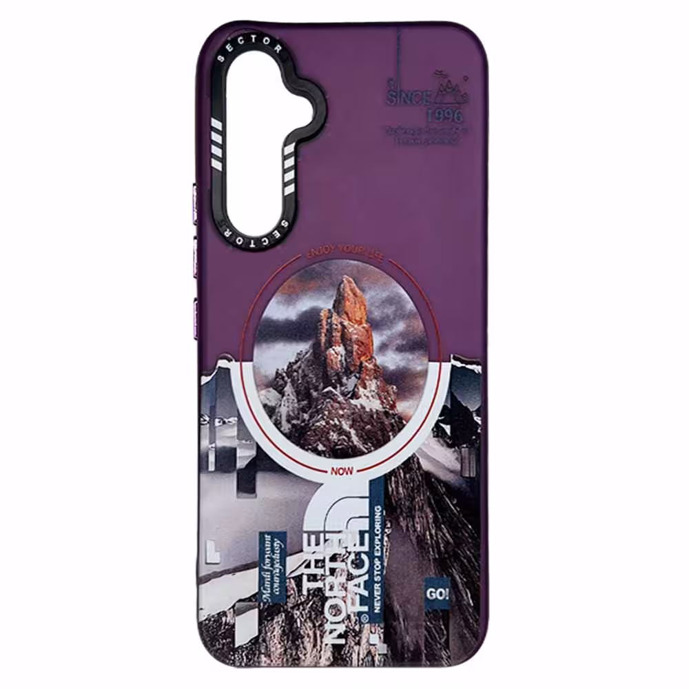 قاب Sector طرح دار مدل مگ سیف مناسب برای Samsung A54-کد1164