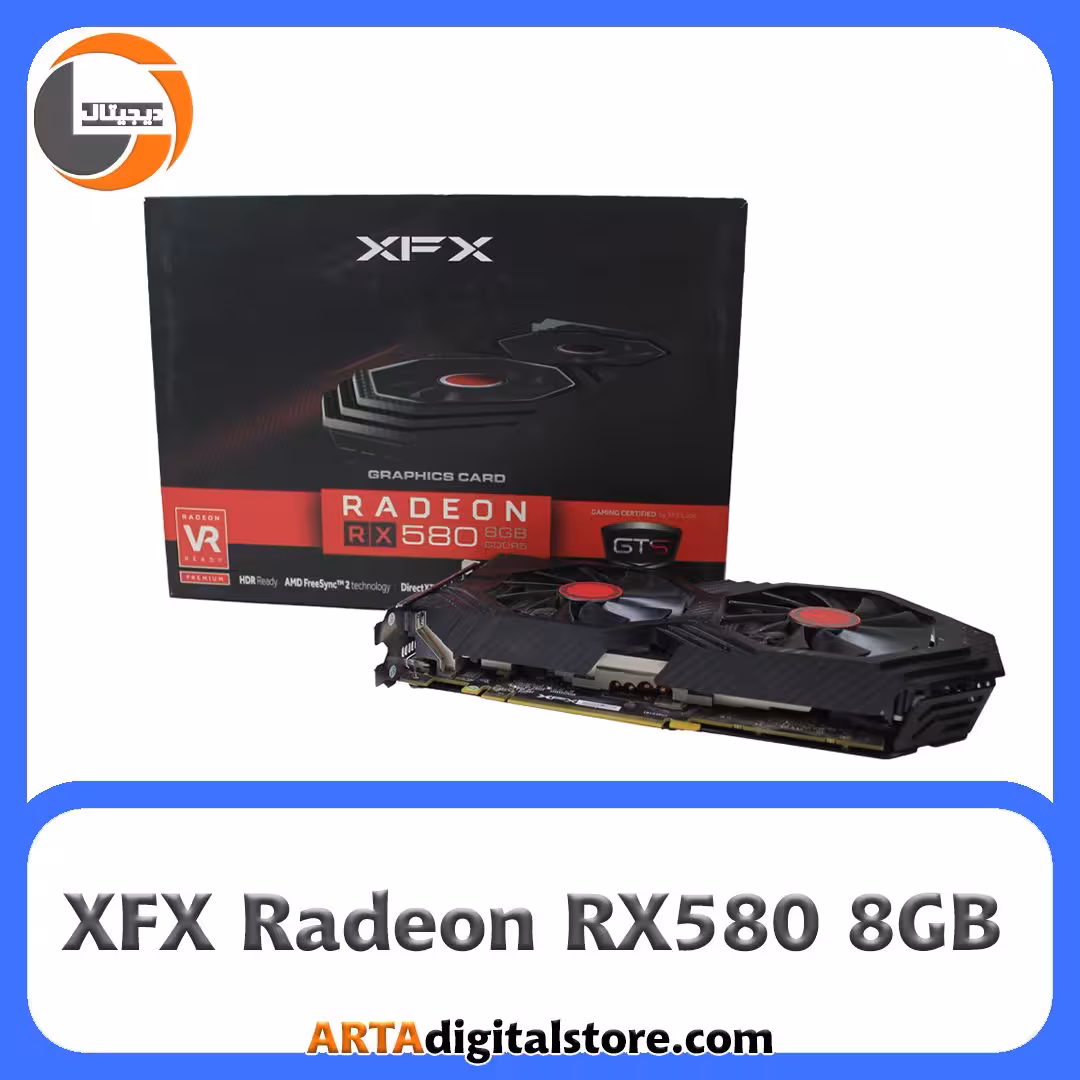 کارت گرافیک Graphic XFX Radeon RX580 8GB Black