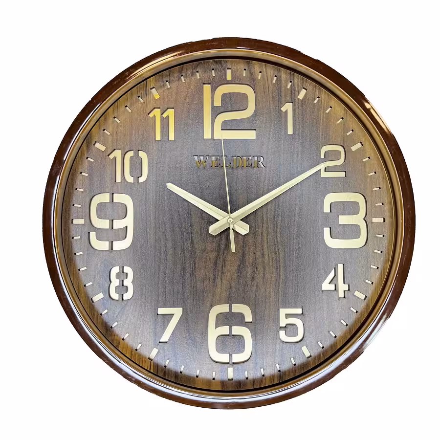 ساعت دیواری چوبی ولدرWELDER-605