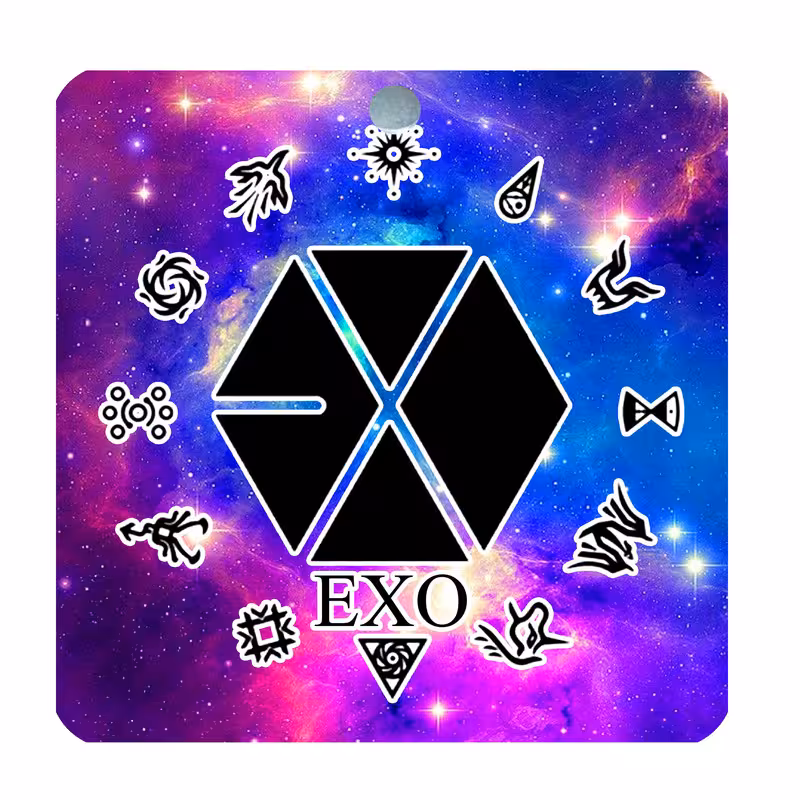 آینه جیبی مدل گروه موسیقی اکسو کد ay-70