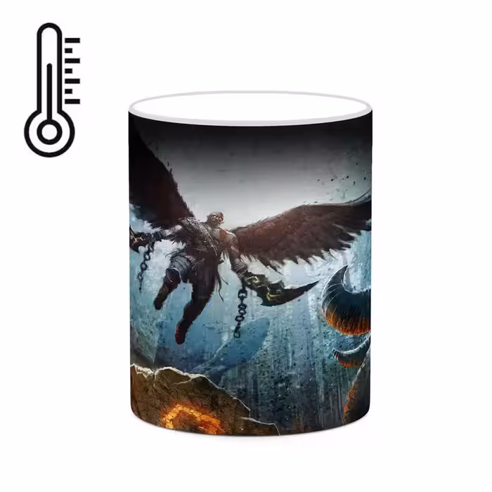 ماگ حرارتی چیتوکالا طرح گاد آف وار God Of War مدل mgh40871