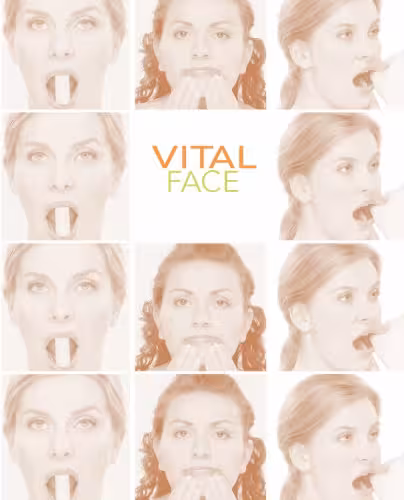 خرید و دانلود نسخه کامل کتاب Vital Face - Facial Exercises and Massage for Health and Beauty