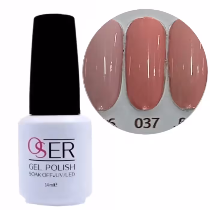 لاک ژل ناخن اوسر شماره 037 OSER GEL PULISH