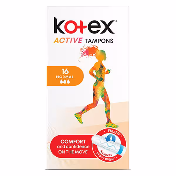 مشخصات، خرید و قیمت تامپون کوتکس اکتیو مدل Super بسته 16 عددی ⭐️ ویان مارکت