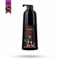 شامپو رنگ مو دکسی Dexe مدل مشکی طبیعی با روغن آرگان Natural Black Argan حجم 420 میلی لیتر (اورجینال)