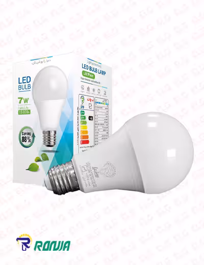 لامپ ال ای دی حبابی 7 وات رونیا مدل RA7