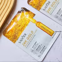 ماسک ورقه ای صورت حاوی ذرات طلا 24K برند Sadore کد 046