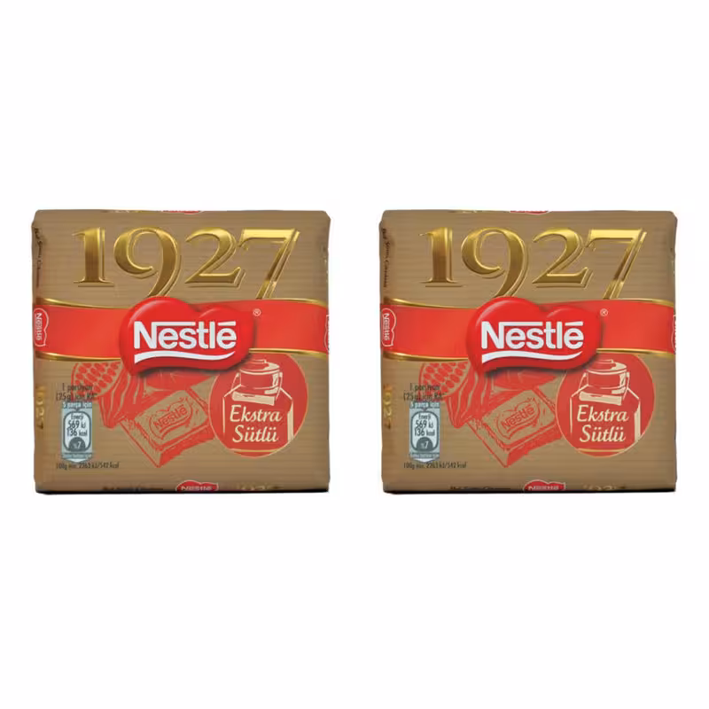 شکلات تابلت شیری 1927 نستله - 60 گرم بسته 2 عددی