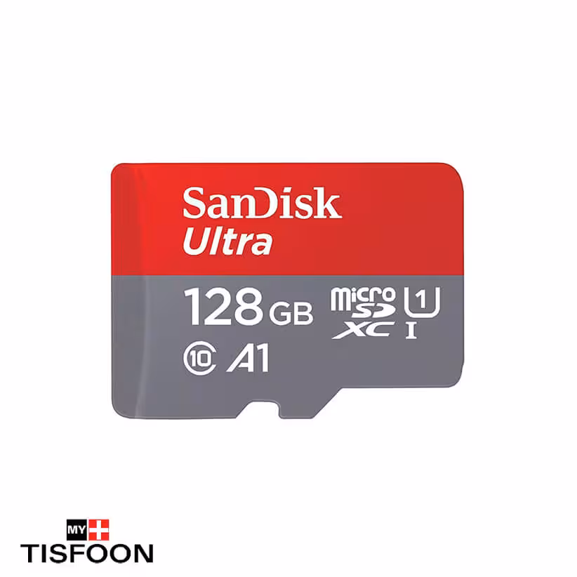 حافظه microSDHC سن دیسک Ultra A1 کلاس 10 استاندارد UHS-I سرعت 120MBps ظرفیت 128 گیگابایت