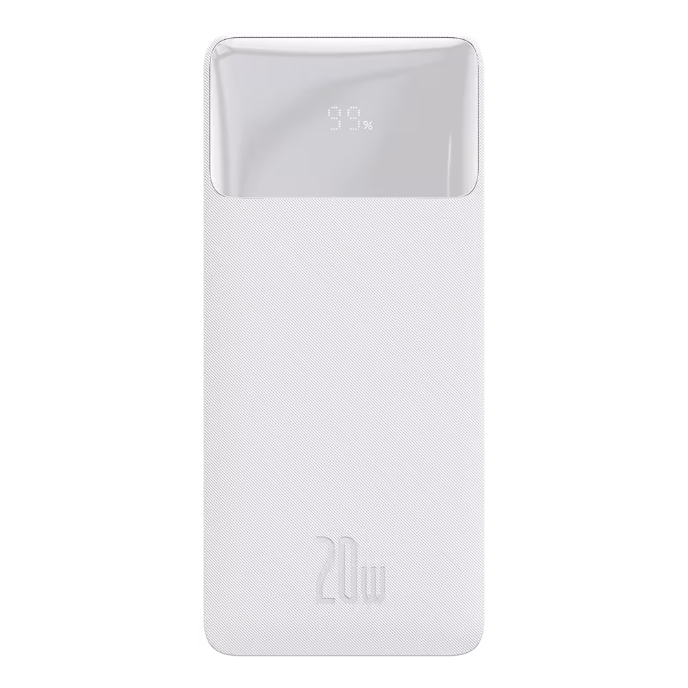 پاوربانک 30000 باسئوس Baseus Bipow Digital Display PPBD30K PPDML-N توان 20 وات سفید