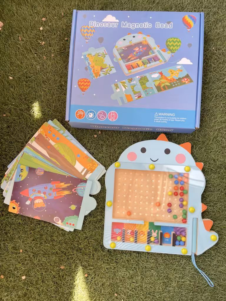 صفحه چوبی مغناطیسی دایناسوری کارتی🦖