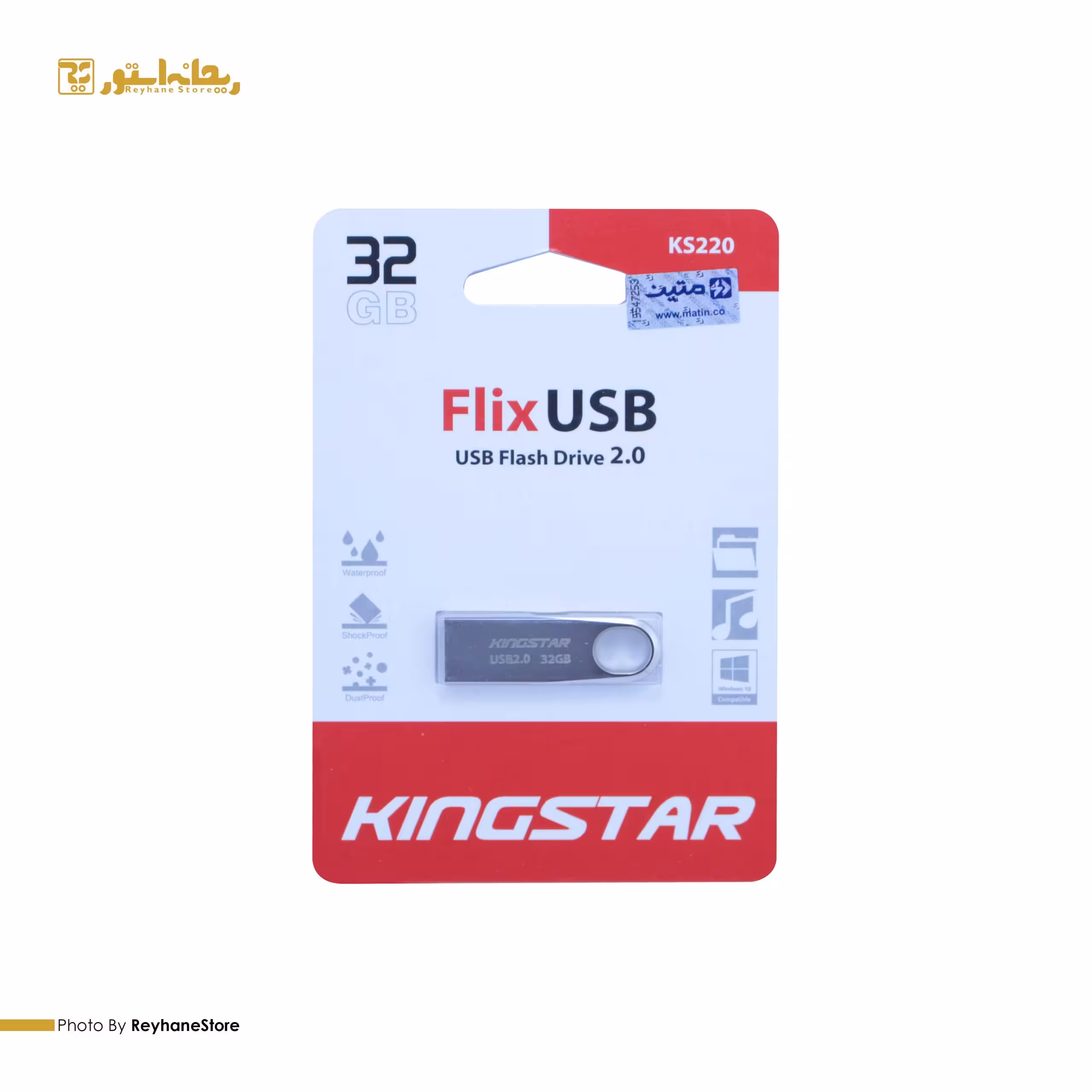 فلش مموری کینگ استار Flix KS220 ظرفیت 32 گیگابایت
