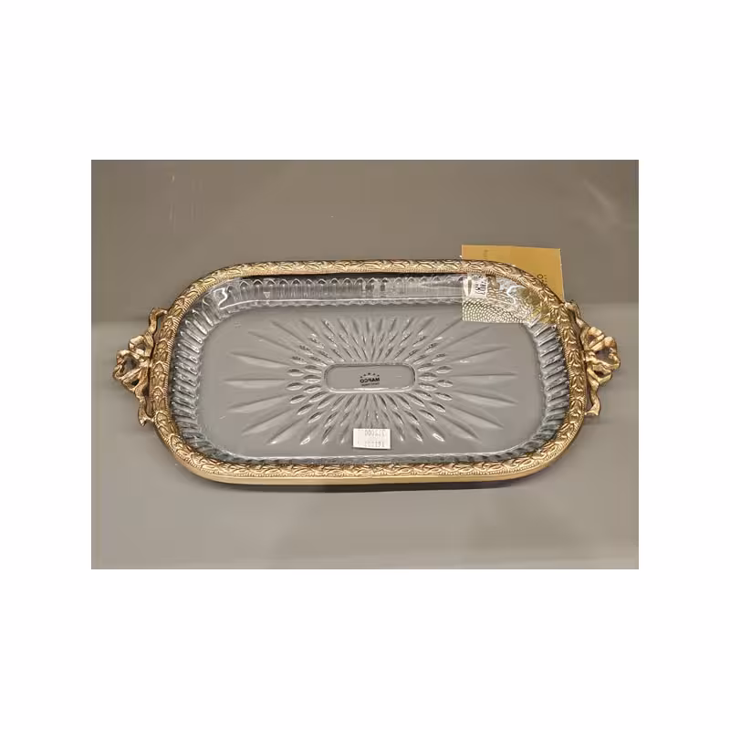 سینی بلور و برنج مپکو161803