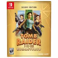 Tomb Raider I-II-III Remastered Deluxe Edition – Nintendo Switch