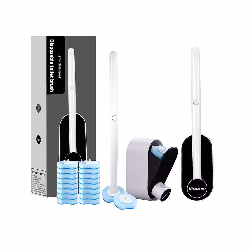 برس نظافت سرویس بهداشتی به همراه پایه نگهدارنده دیواری