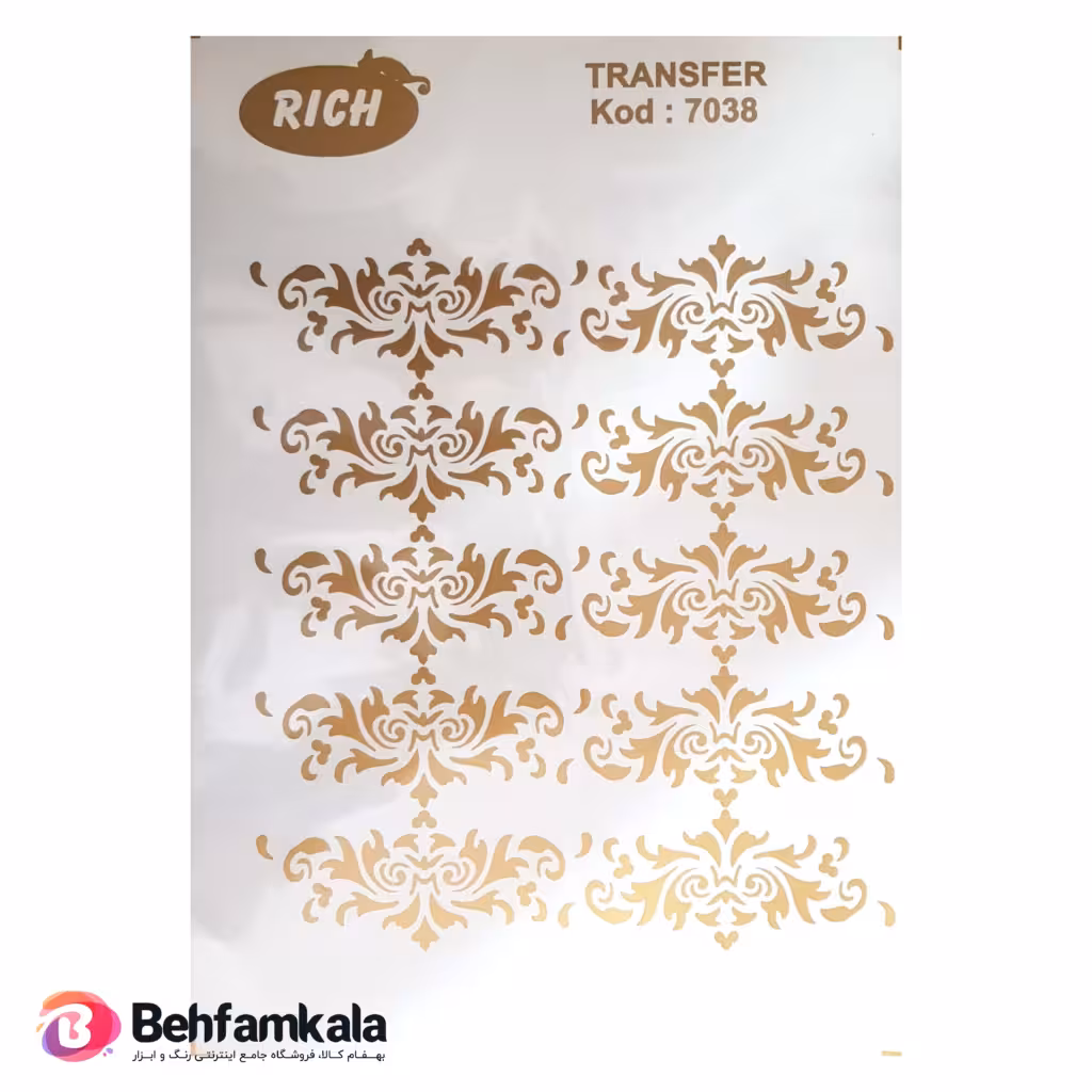 ترانسفر هوم دکور ریچ کد7138 ابعاد 34*24