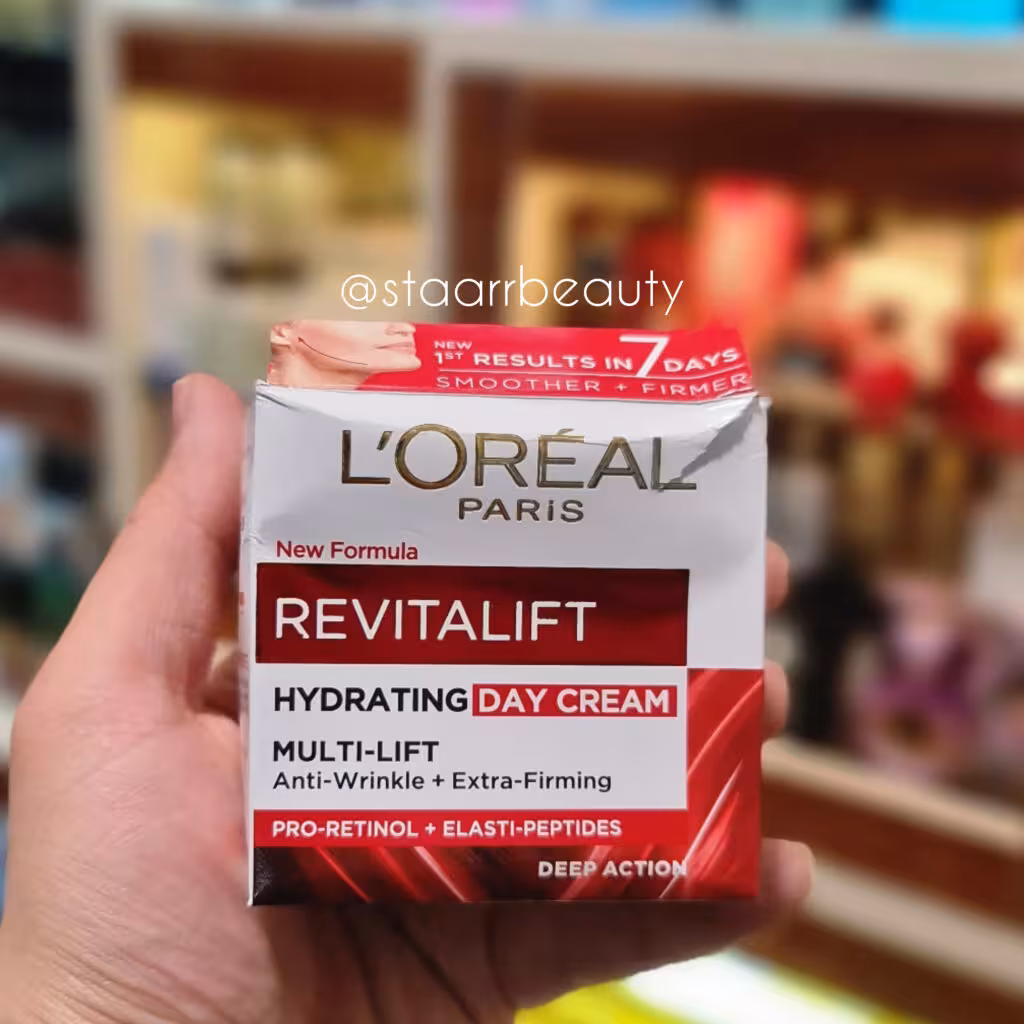 کرم مرطوب کننده روز ضد چروک لورال مدل Revitalift