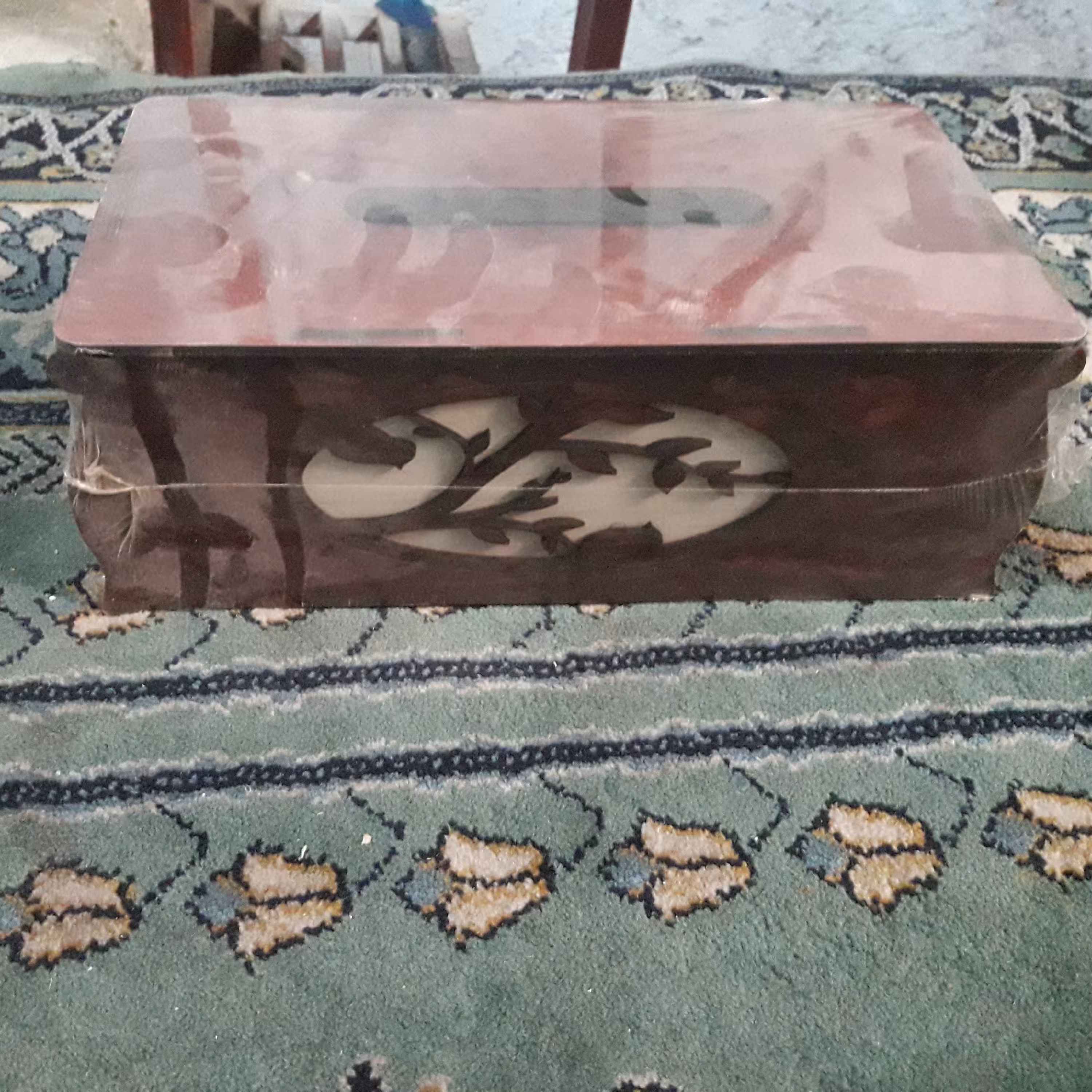 جا دستمال کاغذی 4 گوش طرح دار