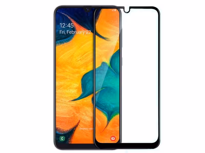 گلس فول سامسونگ A10 مشکی