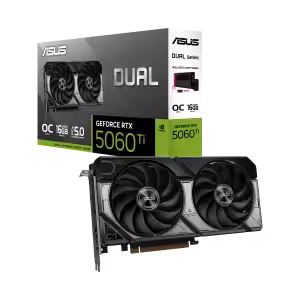 کارت گرافیک ایسوس مدل ASUS Dual GeForce RTX 5060 Ti 16GB GDDR7 OC Edition