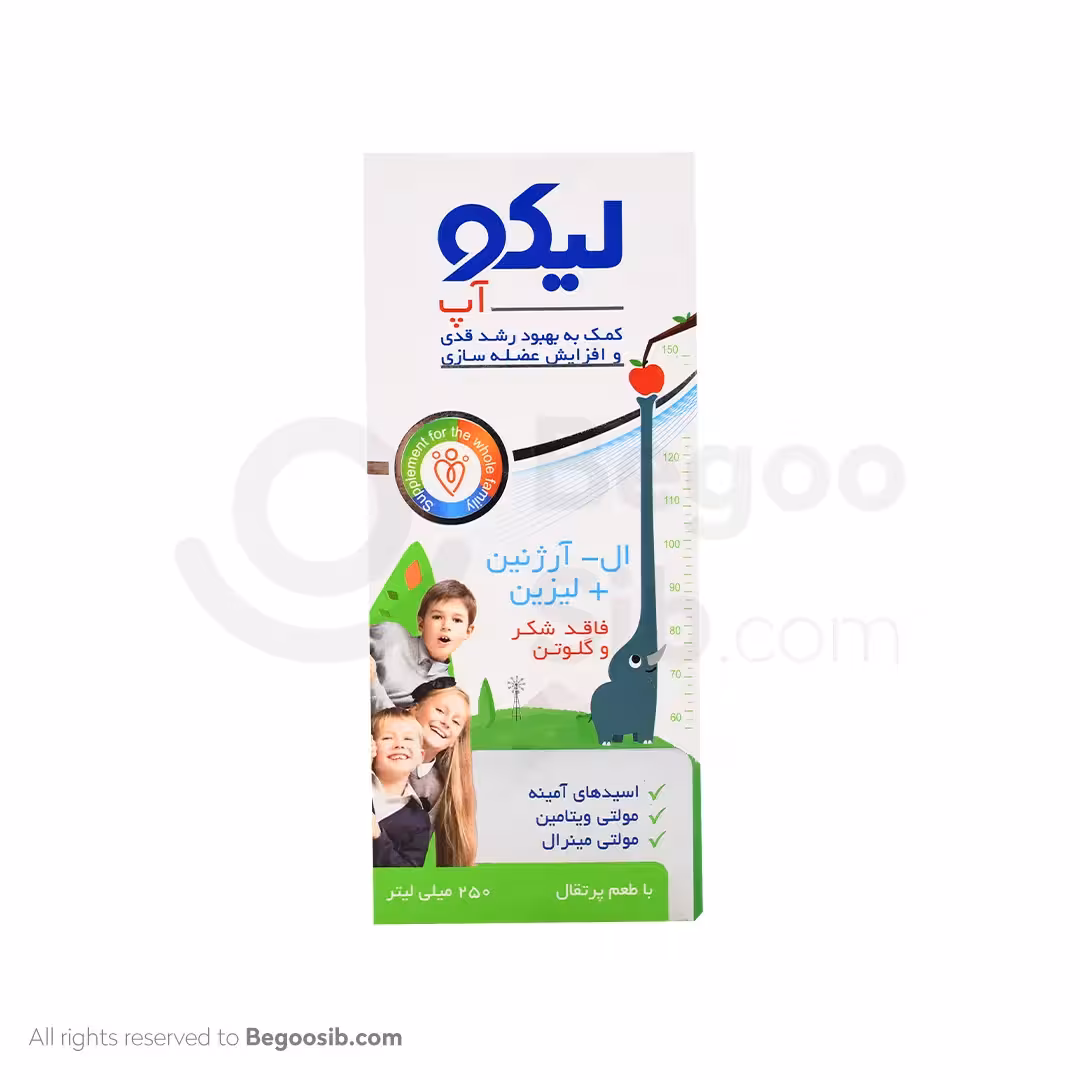 شربت لیکو آپ ابیان فارمد 250 میلی لیتری