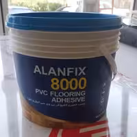 چسب خمیری کفپوش مدل آلان فیکس 8000 سطل 4 کیلویی (پس کرایه)