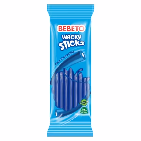 پاستیل لوله ای Bebeto تمشک حجم 180 گرم ساخت ترکیه