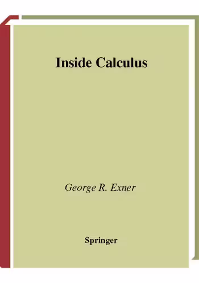 خرید و دانلود نسخه کامل کتاب Inside Calculus