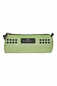 جامدادی تک زیپ پارچه ای سبز چمنی طرح گریپ 31914938 فابر کاستل