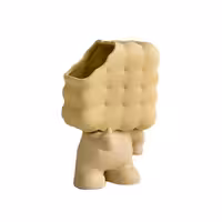 جامدادی رومیزی مدل آدمک بیسکویتی مربع