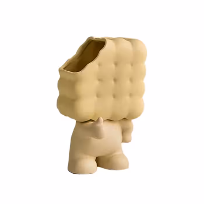 جامدادی رومیزی مدل آدمک بیسکویتی مربع