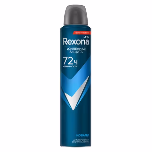 اسپری ضد تعریق مردانه رکسونا مدل Cobalt Dry 72H حجم 200 میل