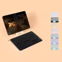 کیبورد مدل WI KE طرح تاچ دار (دارای رنگ بندی)