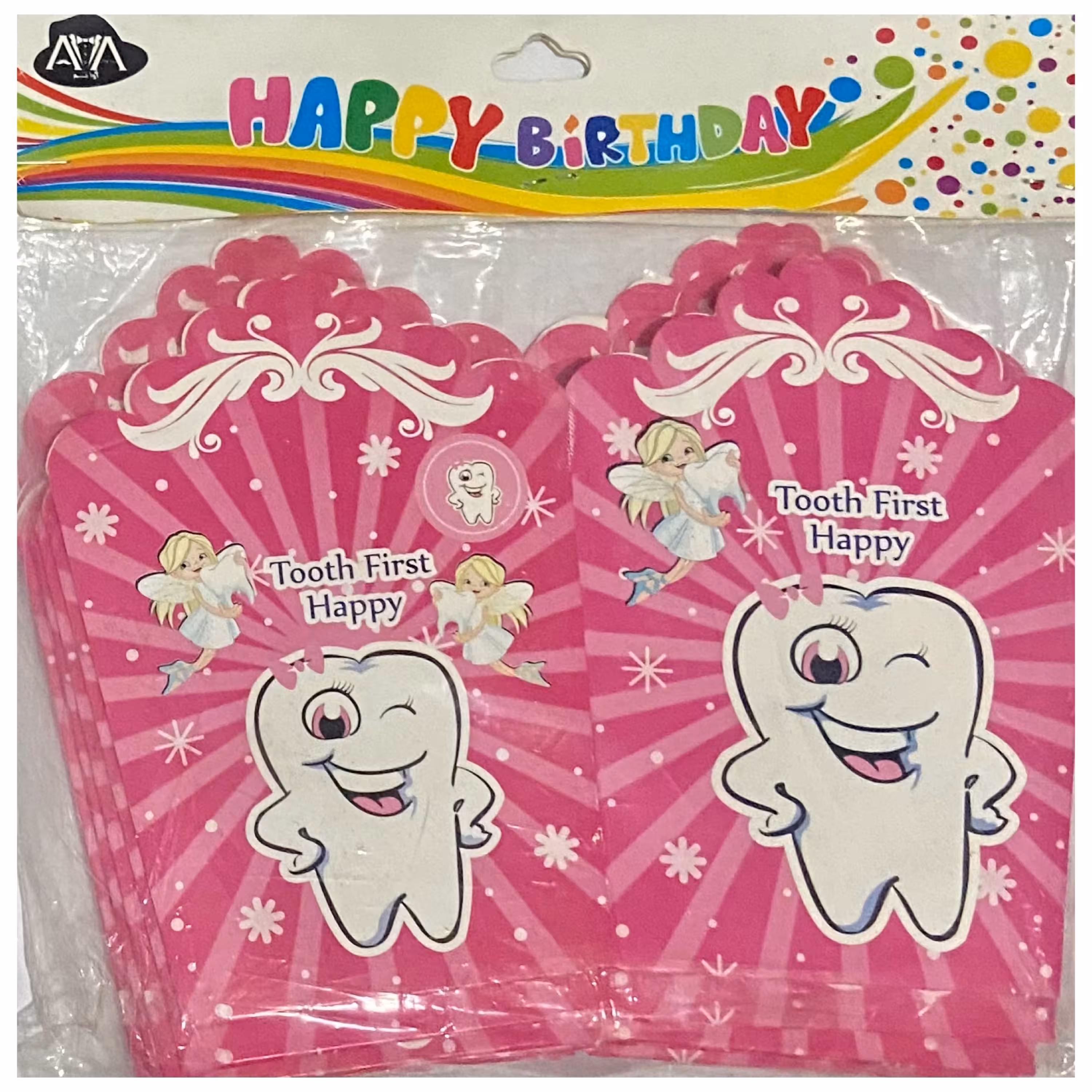 ظرف پاپکرن تم دندونی دختر(بسته 10عددی)