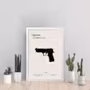 تابلو مدل مینیمال Tarantino کدS1413-w
