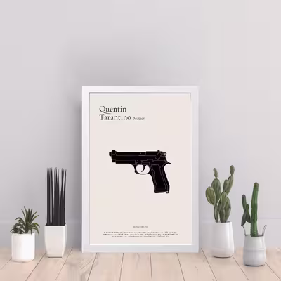 تابلو مدل مینیمال Tarantino کدS1413-w