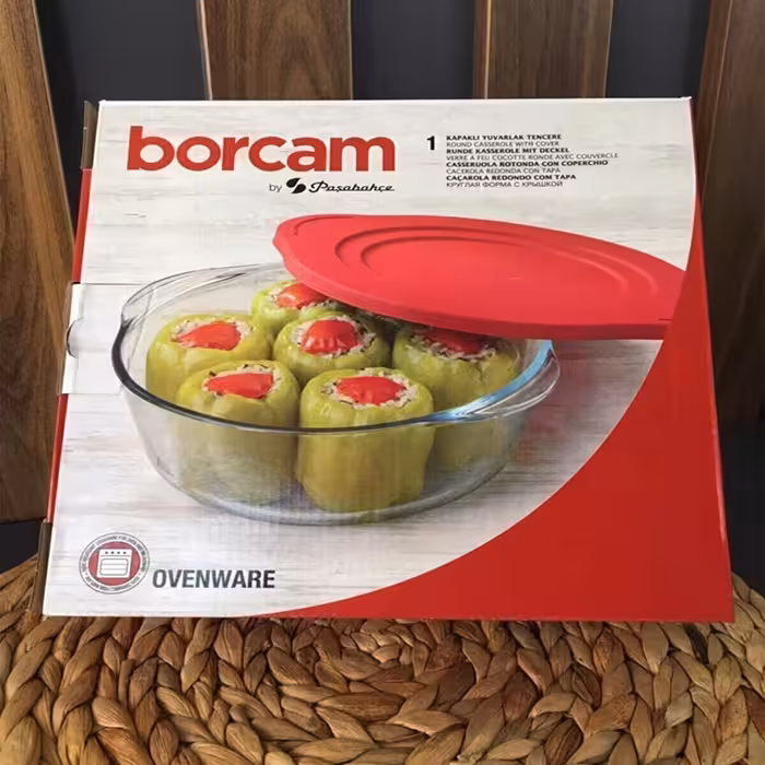  ظرف پخت پاشاباغچه مدل Borcam2022 مجموعه دوعددی