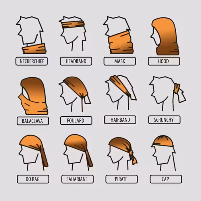  دستمال سر و گردن مدل SK-321