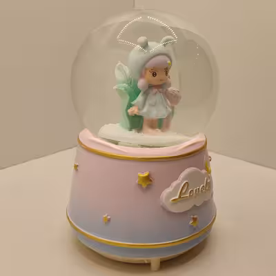 گوی موزیکال مدل پمپی دخترک مهربون و قو